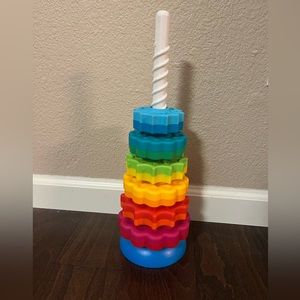Fat Brain Toys SpinAgain Stacking Toy